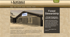 Desktop Screenshot of langdaleforest.com