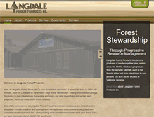 Tablet Screenshot of langdaleforest.com